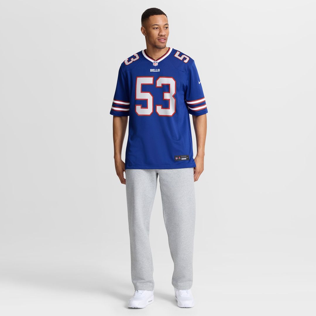 Buffalo Bills Lloyd Cushenberry III Nike Royal Team Game Jersey