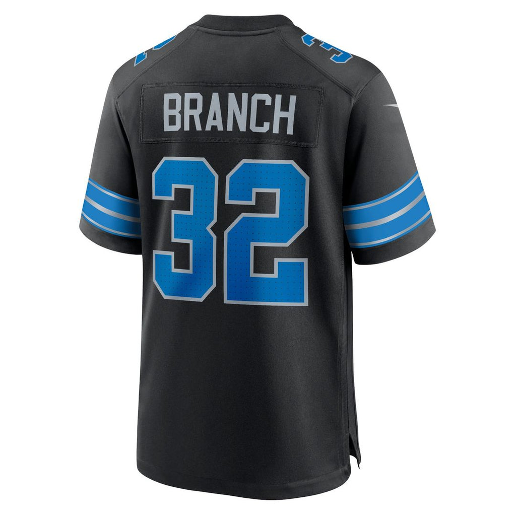 Detroit Lions Brian Branch Nike Black Alternate Game Jersey