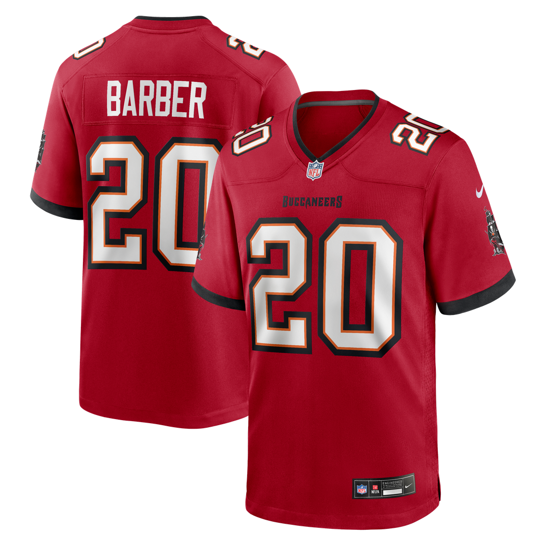 Tampa Bay Buccaneers Ronde Barber Nike Red Game Retired Player Jersey