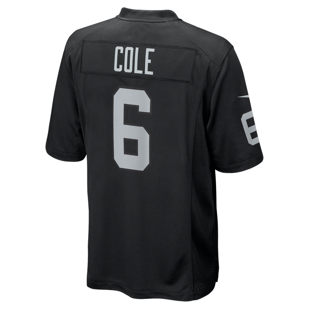 Las Vegas Raiders AJ Cole Nike Black Game Jersey