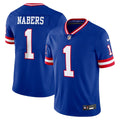 New York Giants Malik Nabers Nike Royal Alternate 2 Legacy Vapor Untouchable Limited Jersey