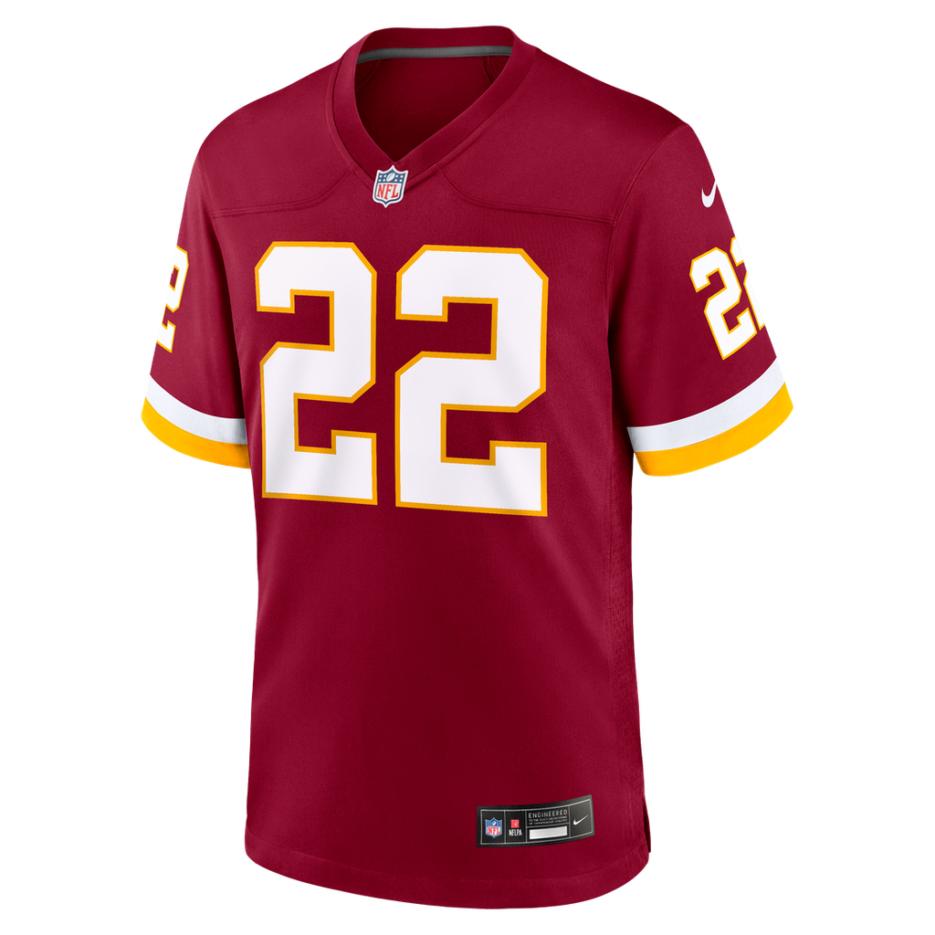 Washington Commanders Jacory Croskey-Merritt Nike Black Hail Raiser Alternate Game Jersey