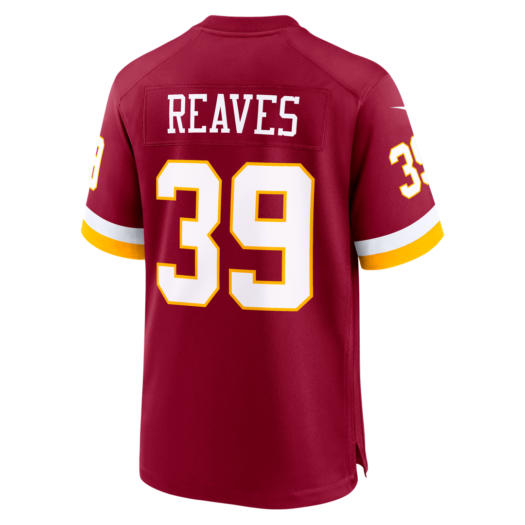 Washington Commanders Jeremy Reaves Nike White Game Super Bowl Era Jersey