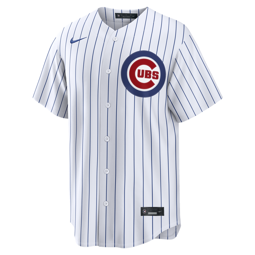 Chicago Cubs Michael Busch Nike White Home Replica Jersey