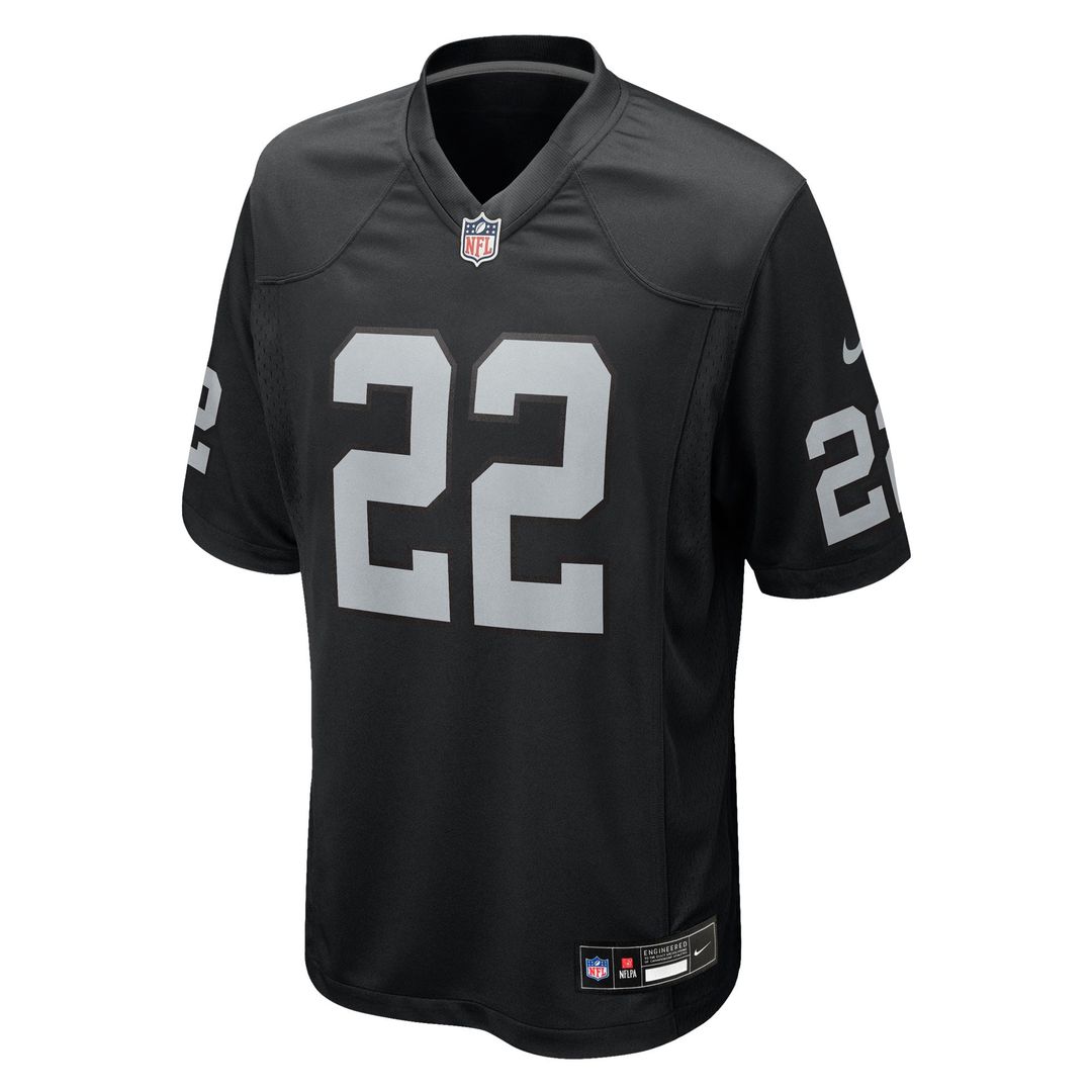 Las Vegas Raiders Eric Stokes Nike Black Team Game Jersey