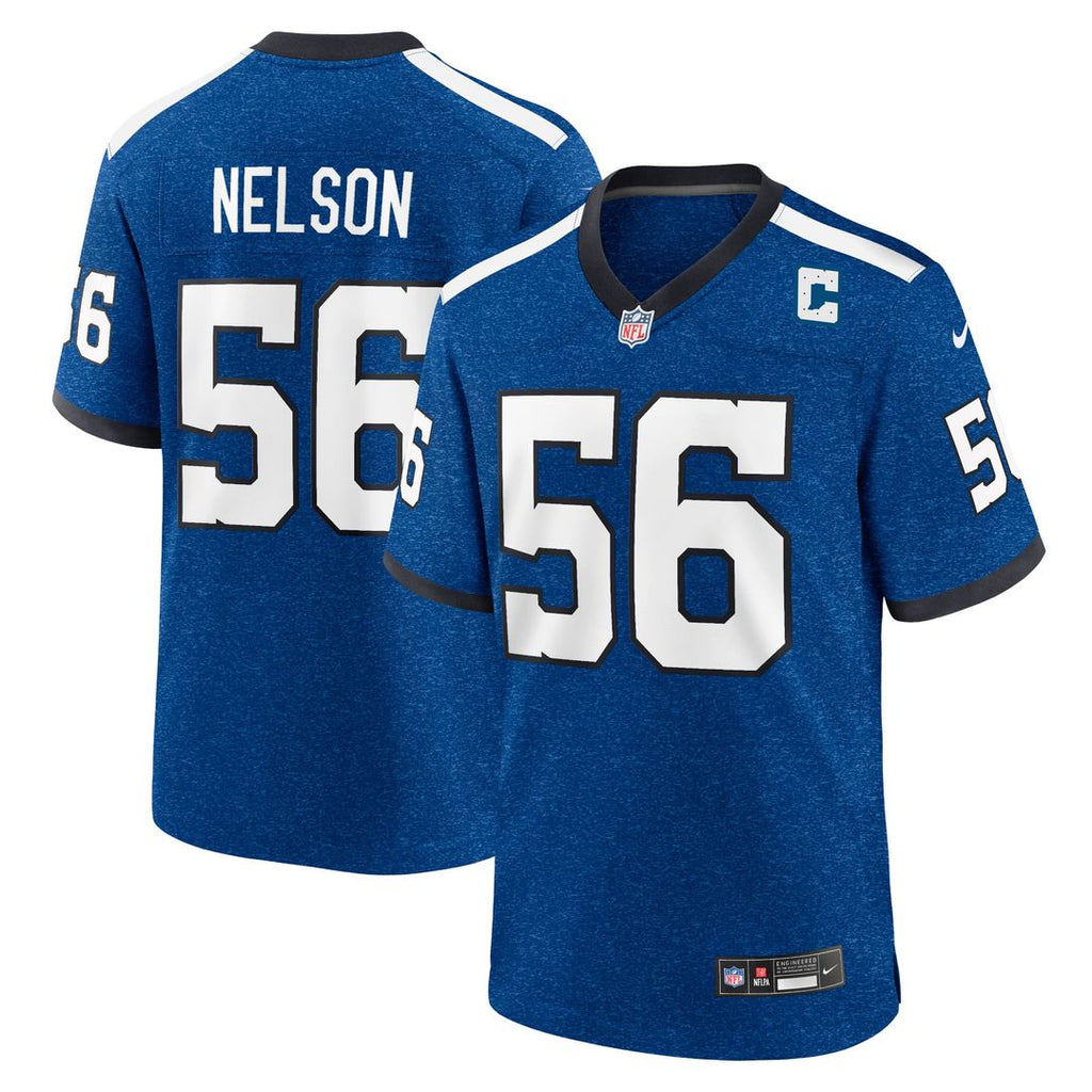 Indianapolis Colts Quenton Nelson Nike Royal Indiana Nights Alternate Game Jersey