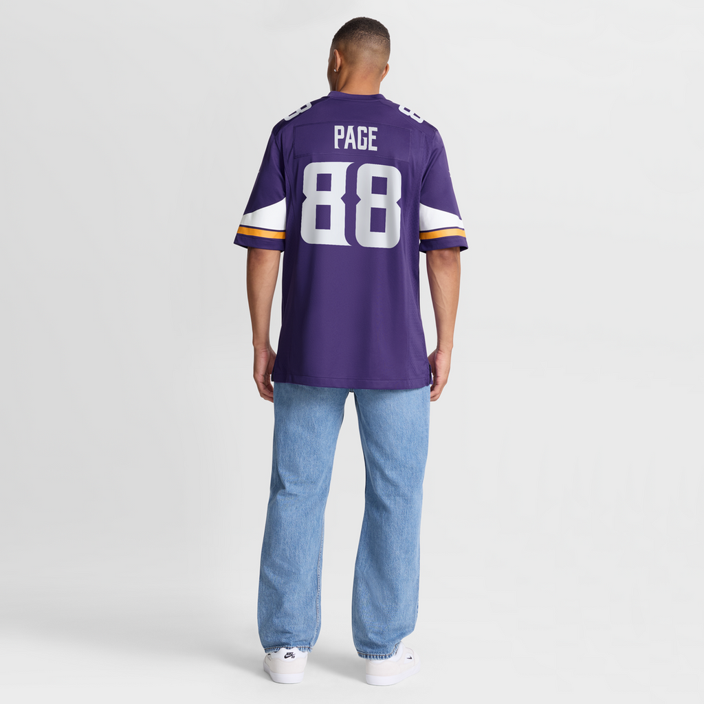 Minnesota Vikings Alan Page Nike Purple Game Retired Player Jersey