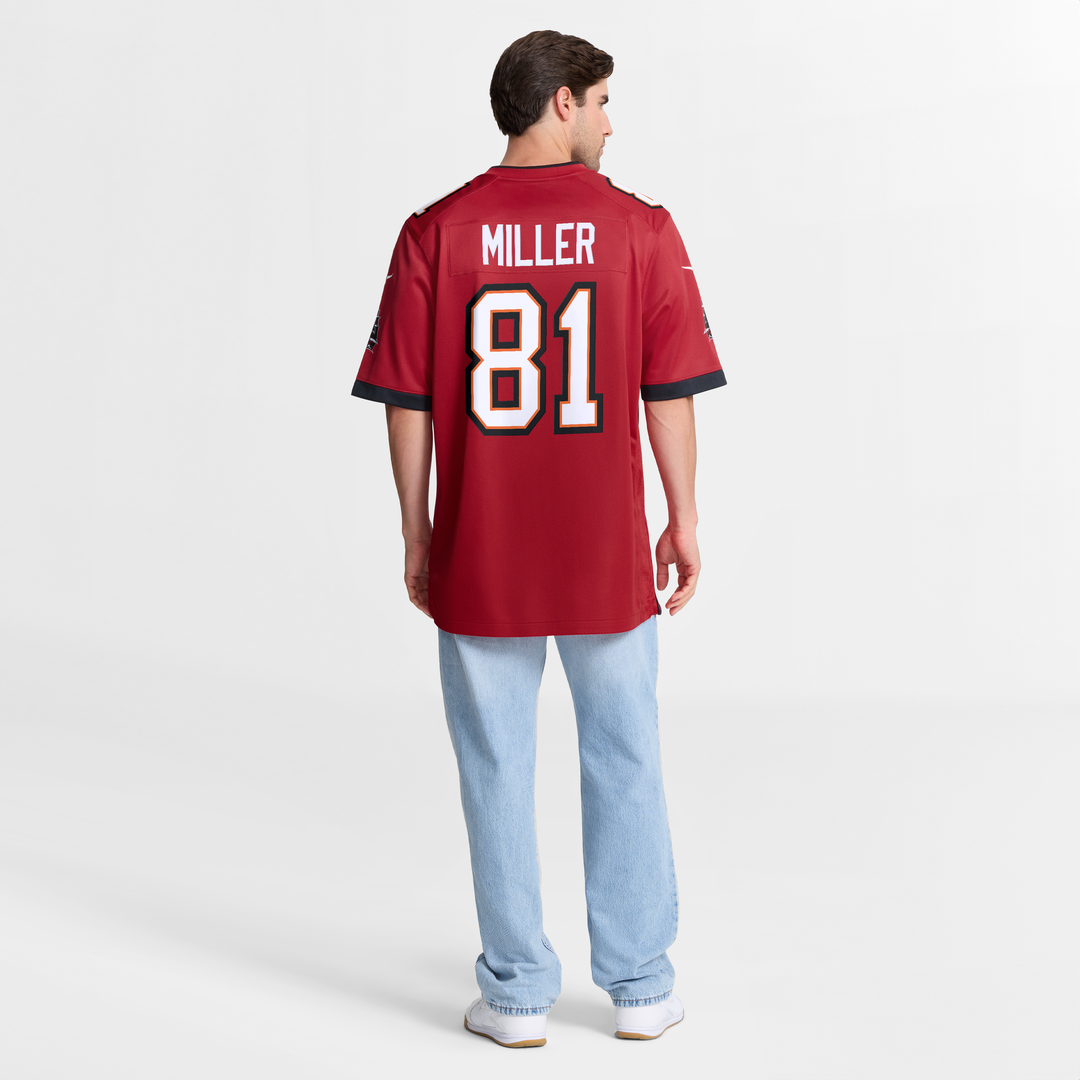 Tampa Bay Buccaneers Ryan Miller Nike Red Team Game Jersey