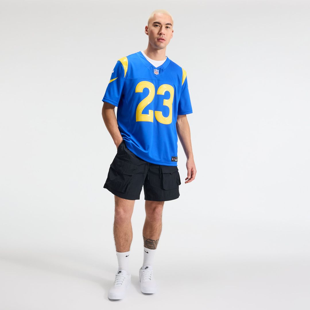 Los Angeles Rams Kyren Williams Nike White Vapor F.U.S.E. Stitched Limited Jersey
