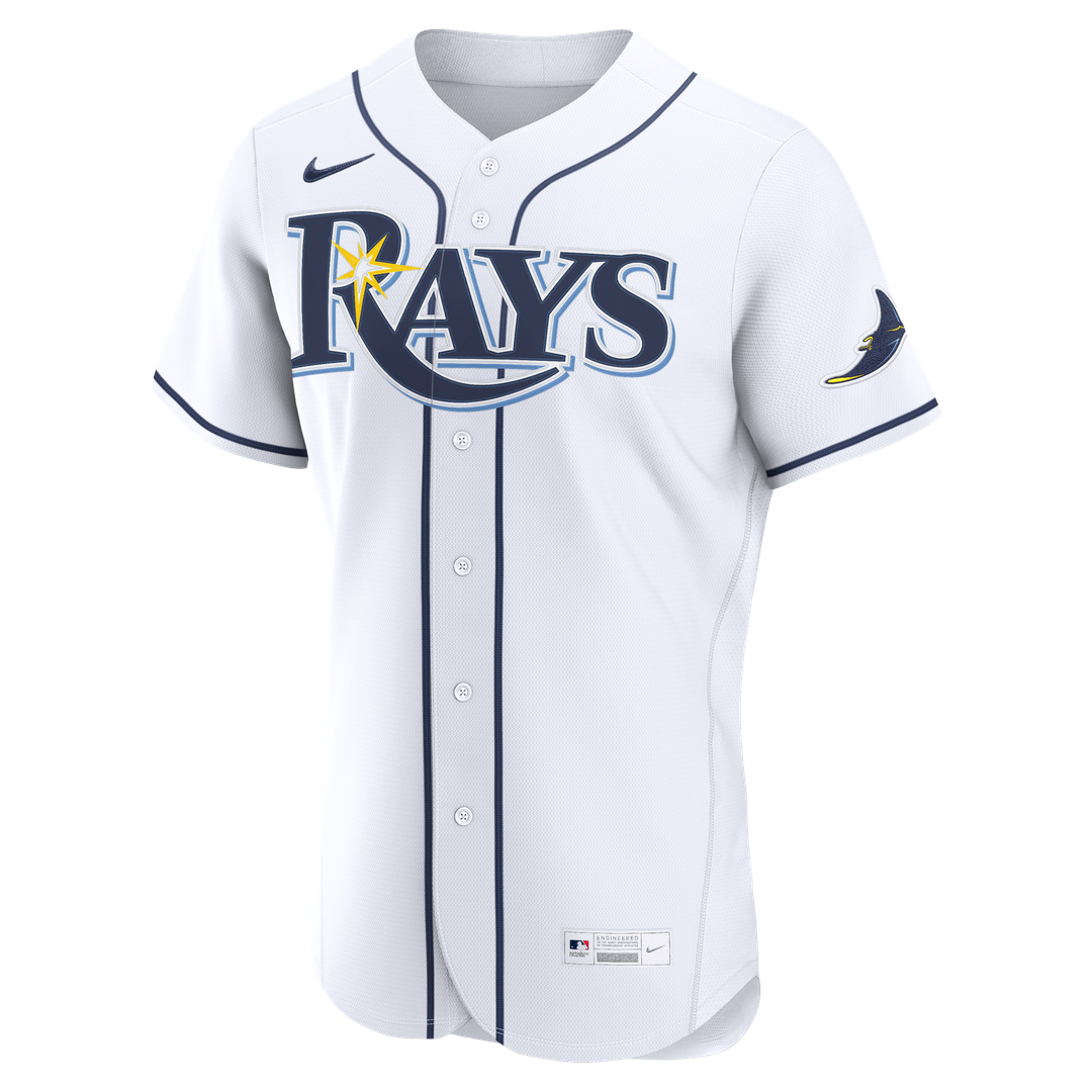 Tampa Bay Rays Nike White Home Authentic Custom Jersey