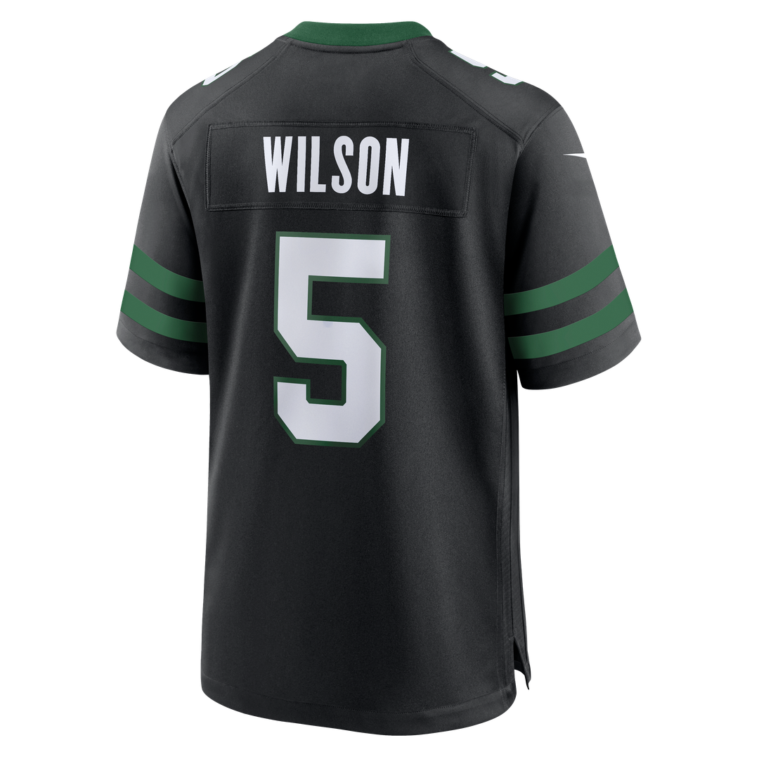 New York Jets Garrett Wilson Nike Legacy White Game Jersey