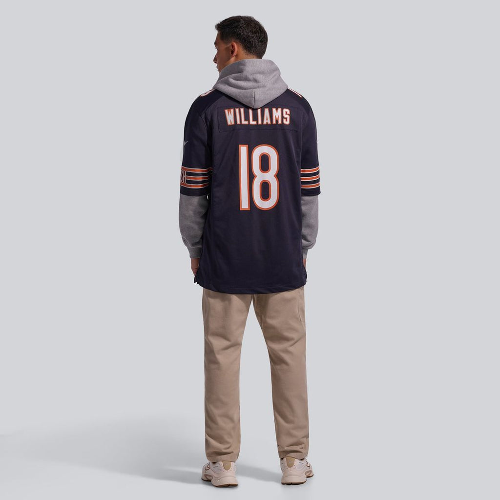Chicago Bears Caleb Williams Nike White First Round Pick Player Game Jersey