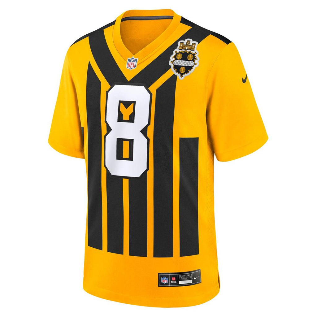 Pittsburgh Steelers Aaron Rodgers Nike Black Game Jersey