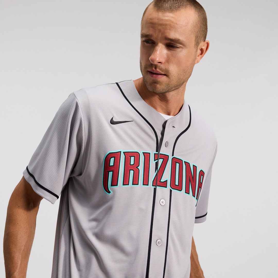 Arizona Diamondbacks Corbin Carroll Nike Gray Road Replica Jersey