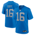 Detroit Lions Jared Goff Nike Blue Alternate Game Jersey
