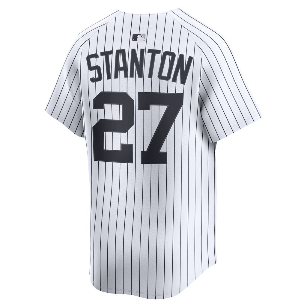 New York Yankees Giancarlo Stanton Nike White Home Limited Player Jersey