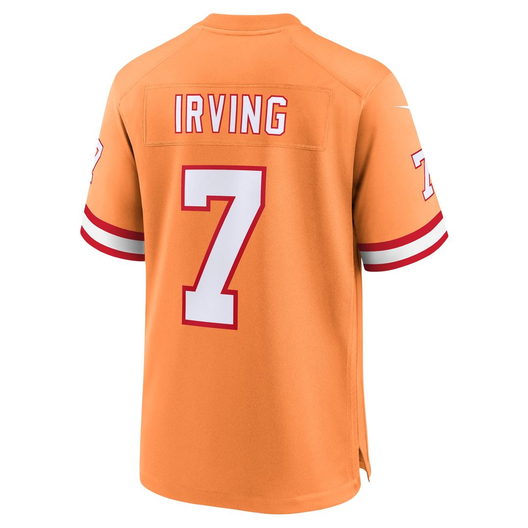 Tampa Bay Buccaneers Bucky Irving Nike Pewter Alternate Game Jersey