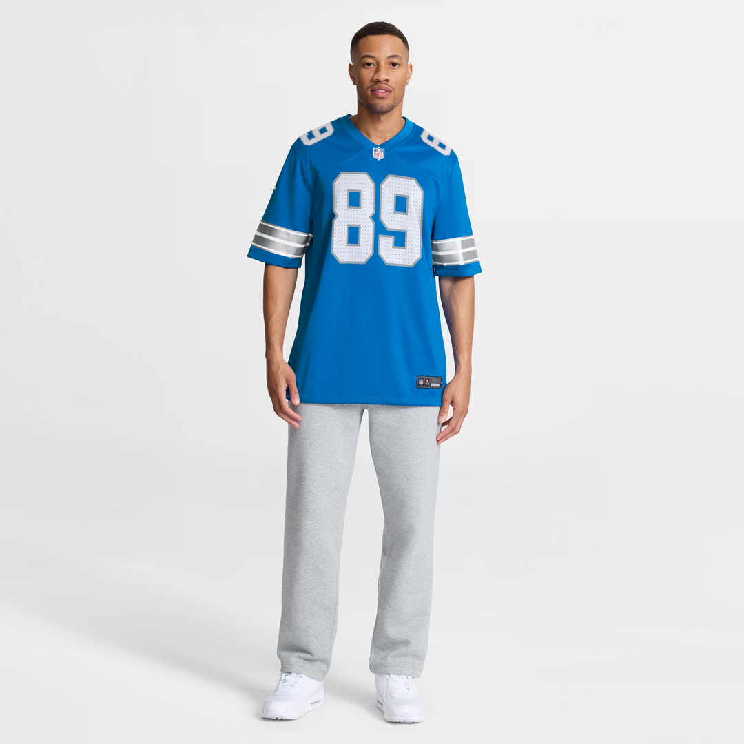 Detroit Lions Brock Wright Nike Blue Team Game Jersey