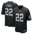 Las Vegas Raiders Eric Stokes Nike Black Team Game Jersey