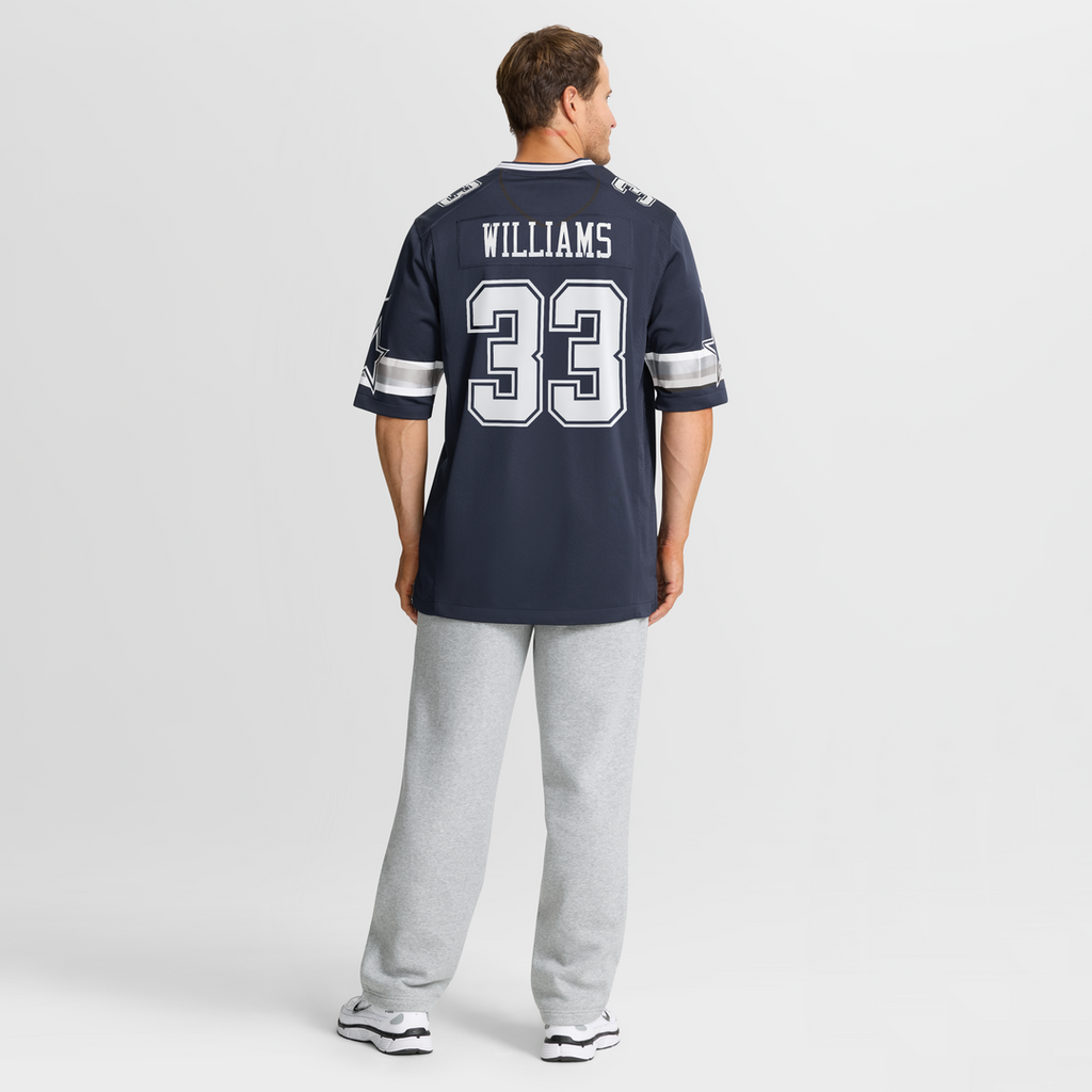 Dallas Cowboys Javonte Williams Nike White Alternate Game Jersey
