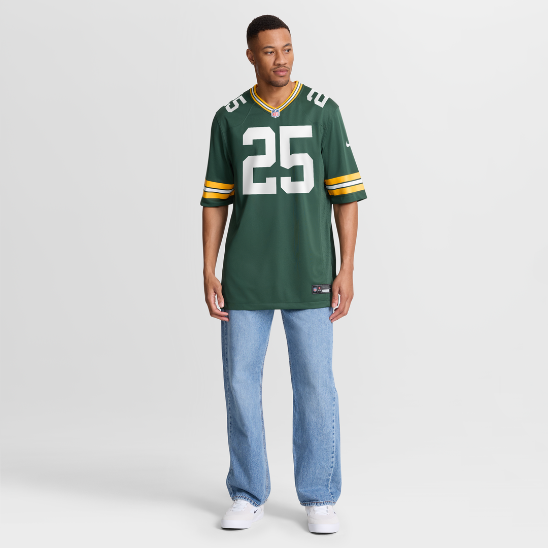 Green Bay Packers Keisean Nixon Nike Green Game Player Jersey