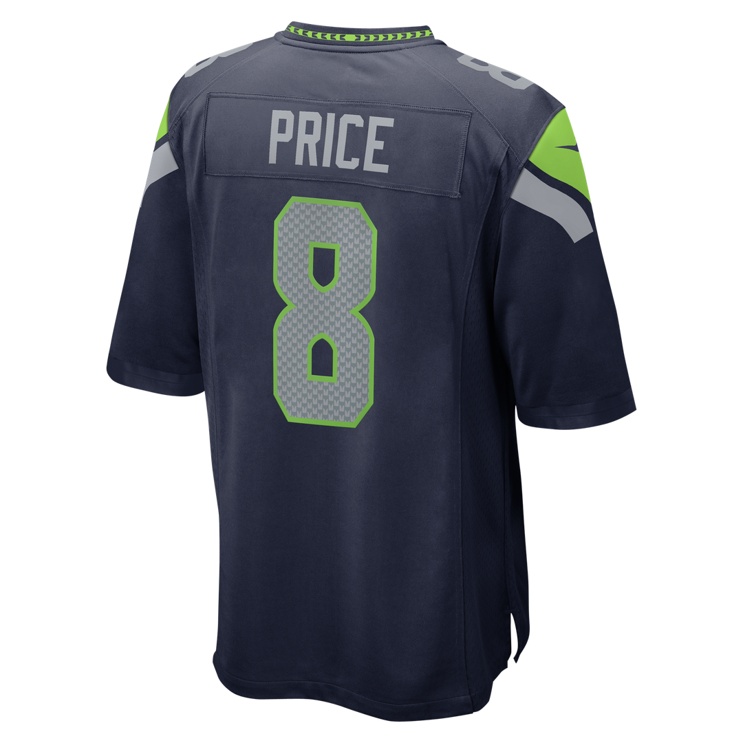 Seattle Seahawks Jadarian Price Nike College Navy Team Game Jersey