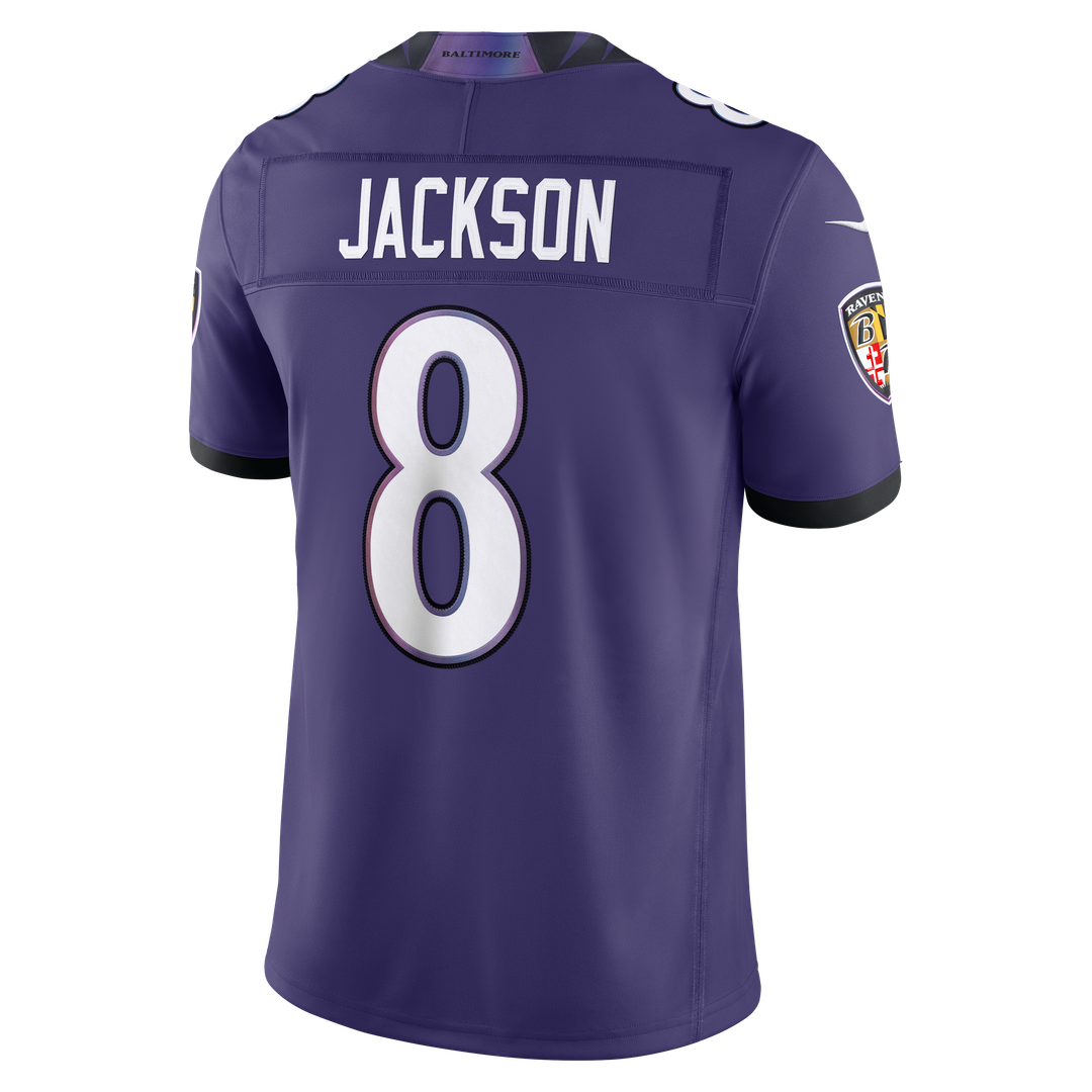 Baltimore Ravens Lamar Jackson Nike Black Alternate Alternate Vapor F.U.S.E. Stitched Limited Jersey