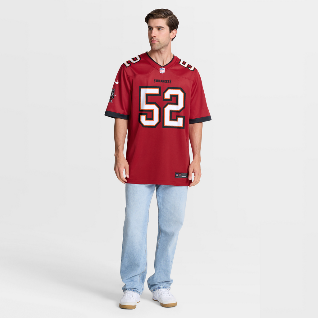 Tampa Bay Buccaneers Christian Rozeboom Nike Red Team Game Jersey