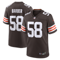 Cleveland Browns Austin Barber Nike Brown Team Game Jersey