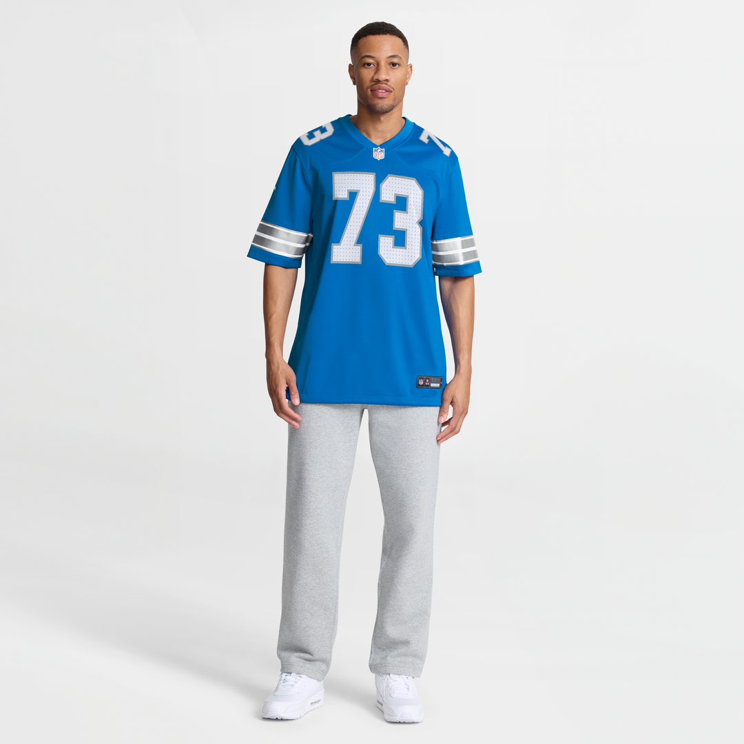 Detroit Lions Christian Mahogany Nike Blue Team Game Jersey