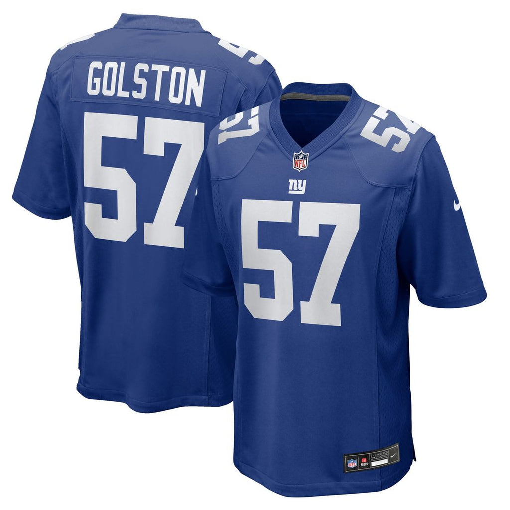New York Giants Chauncey Golston Nike Royal Team Game Jersey