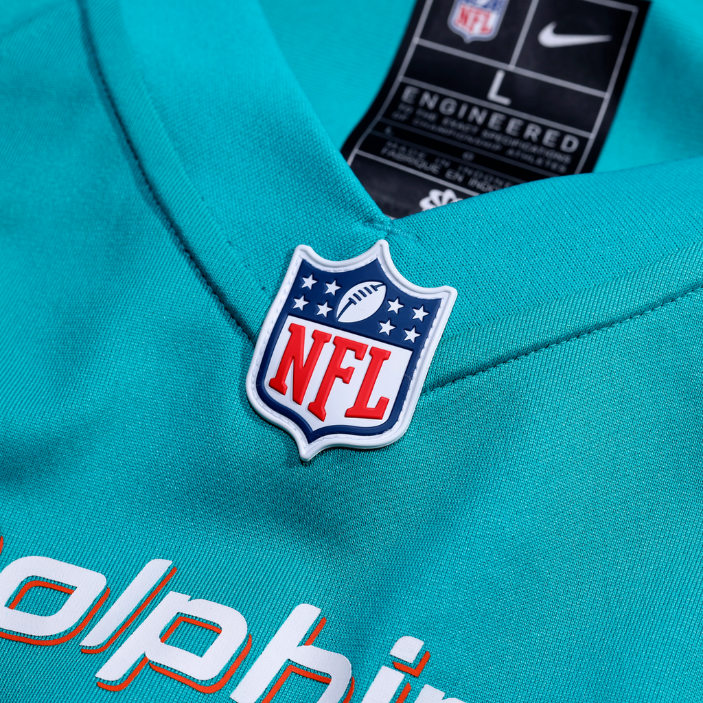 Miami Dolphins Kion Smith Nike Aqua Game Jersey