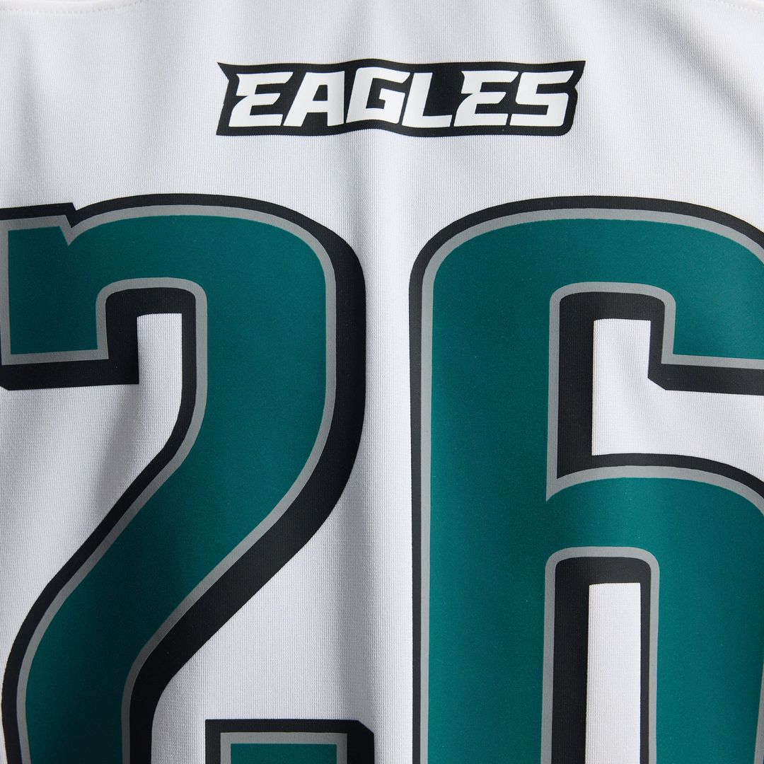 Philadelphia Eagles Saquon Barkley Nike Black Alternate Game Jersey