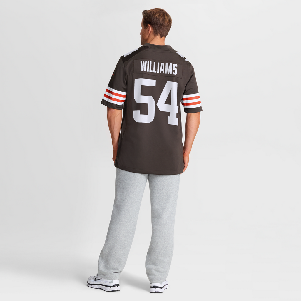 Cleveland Browns Sam Williams Nike Brown Team Game Jersey