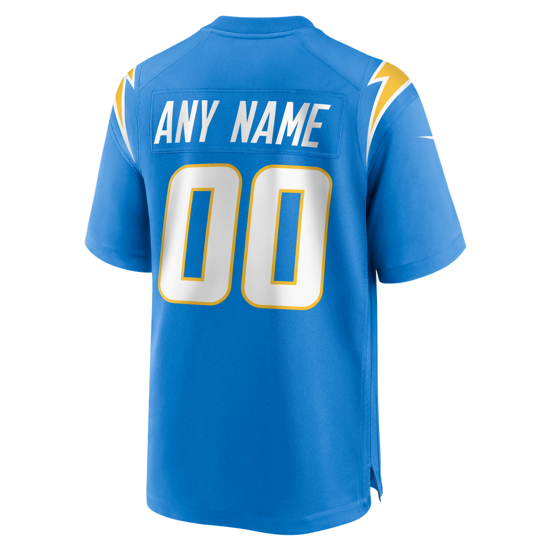 Los Angeles Chargers Nike Navy Alternate Super Chargers Game Custom Jersey