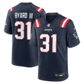 New England Patriots Kevin Byard III Nike Navy Team Game Jersey
