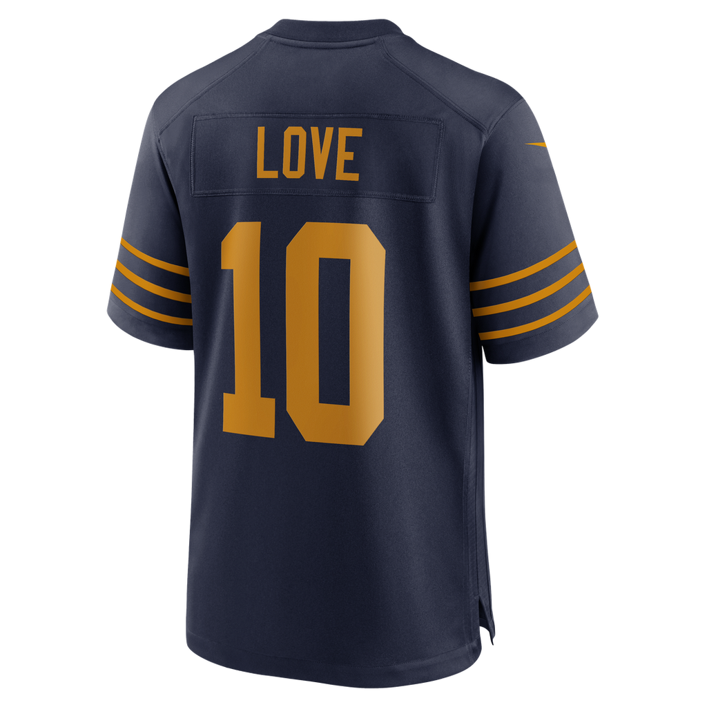 Green Bay Packers Jordan Love Nike White Game Jersey