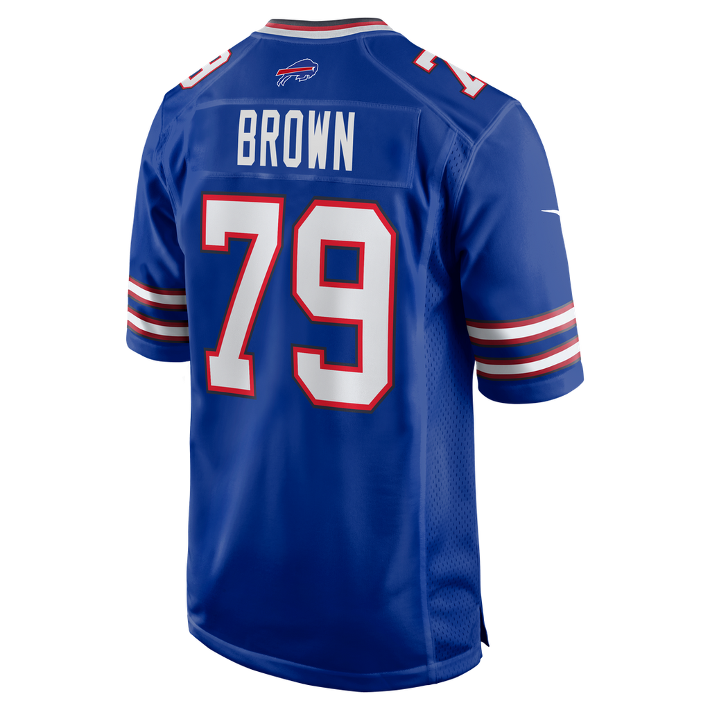 Buffalo Bills Ruben Brown Nike Royal Game Retired Player Jersey