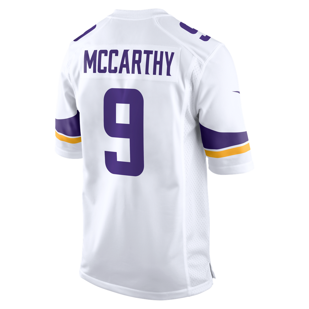 Minnesota Vikings J.J. McCarthy Nike White Game Jersey
