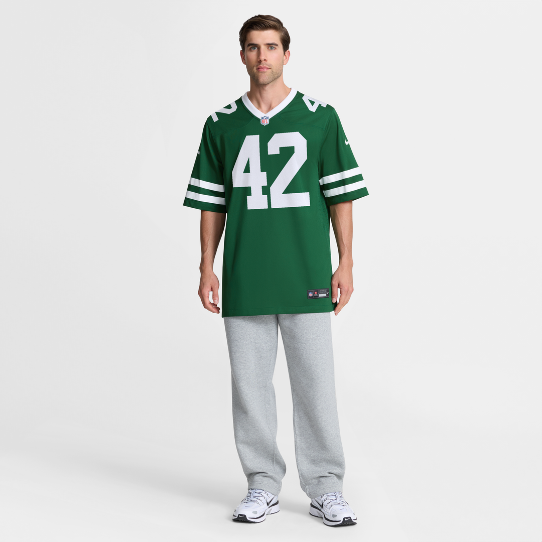 New York Jets Thomas Hennessy Nike Legacy Green Team Game Jersey