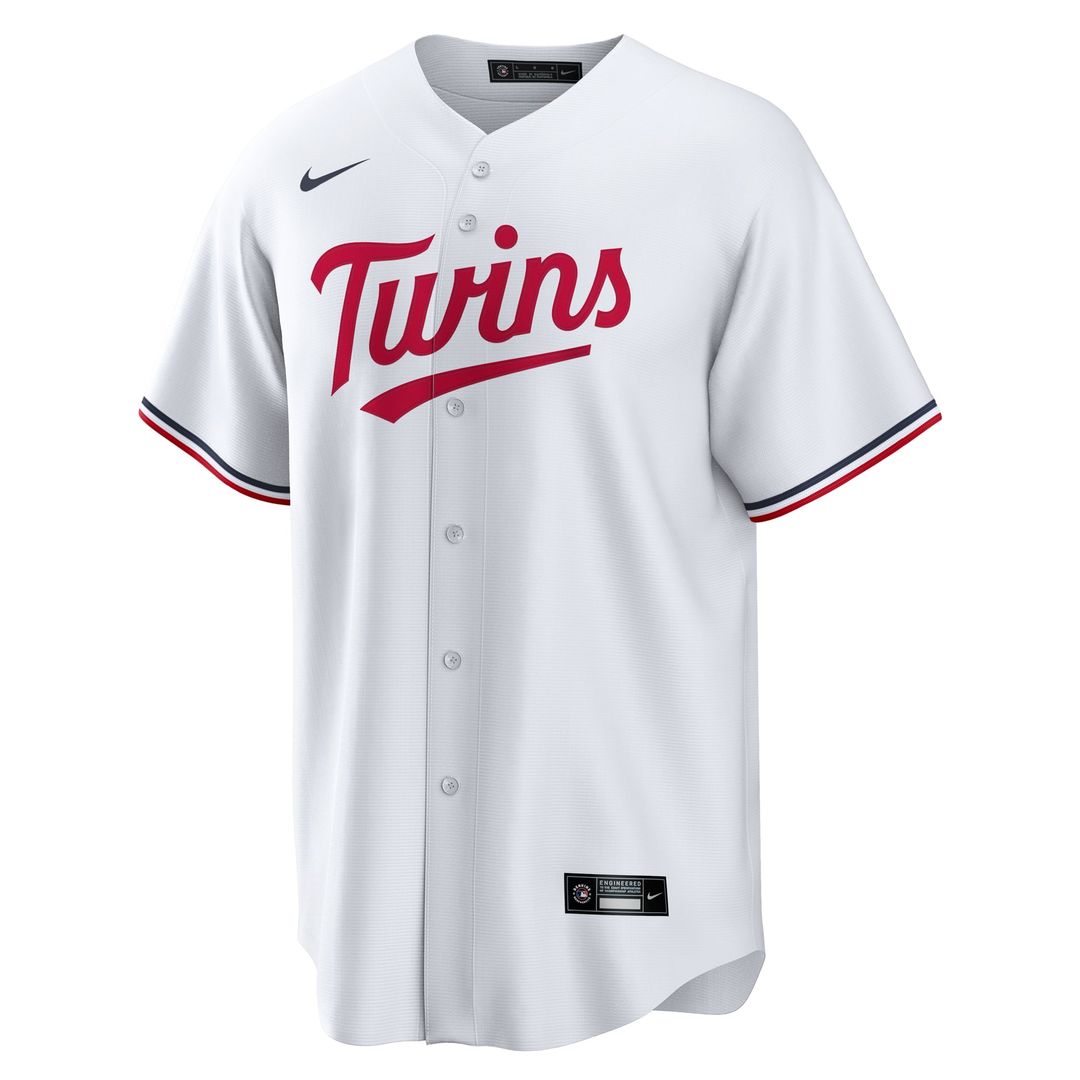 Minnesota Twins Nike White #1 Groom Home Replica Jersey