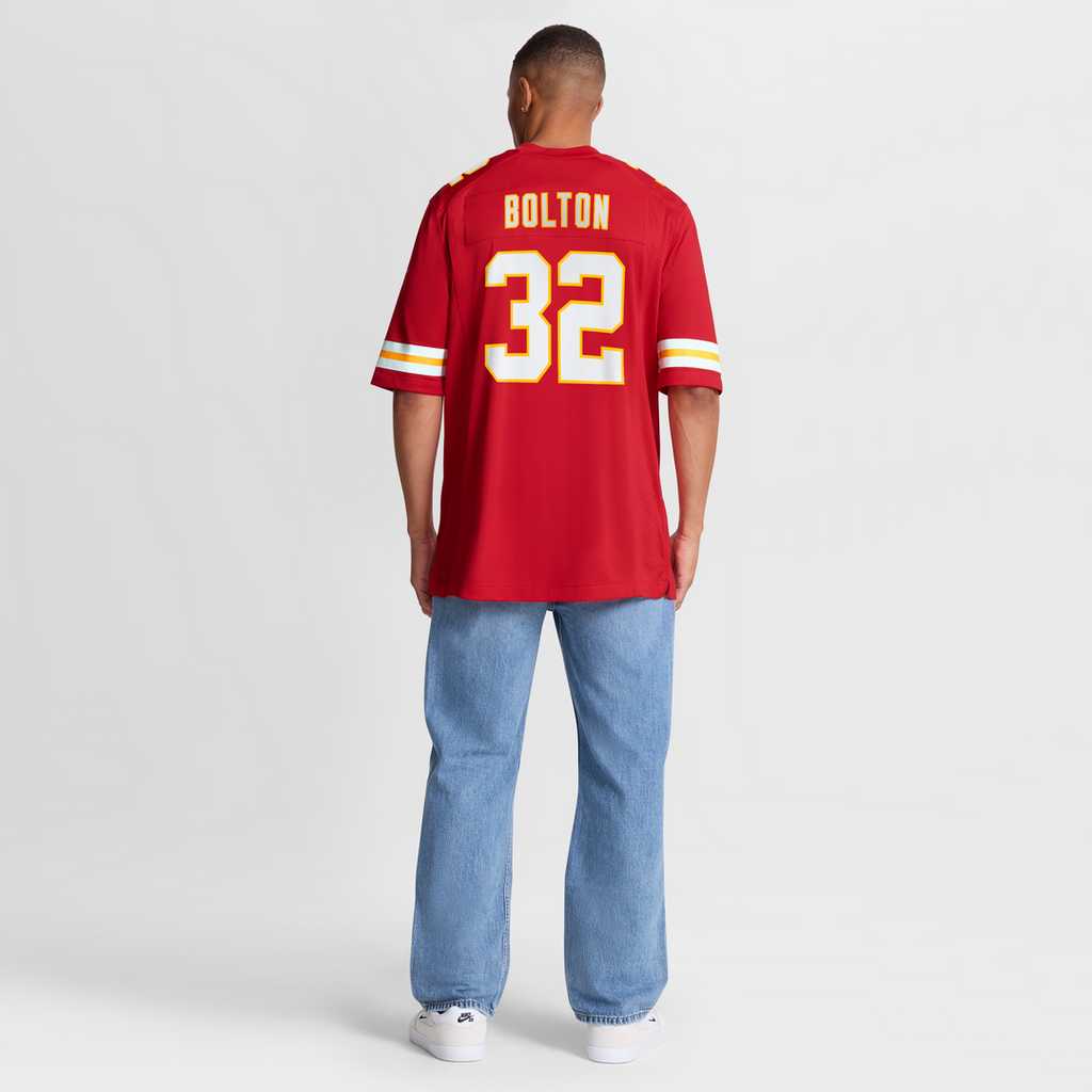 Kansas City Chiefs Nick Bolton Nike Red Game Jersey