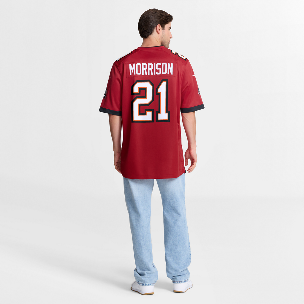 Tampa Bay Buccaneers Benjamin Morrison Nike Red Team Game Jersey