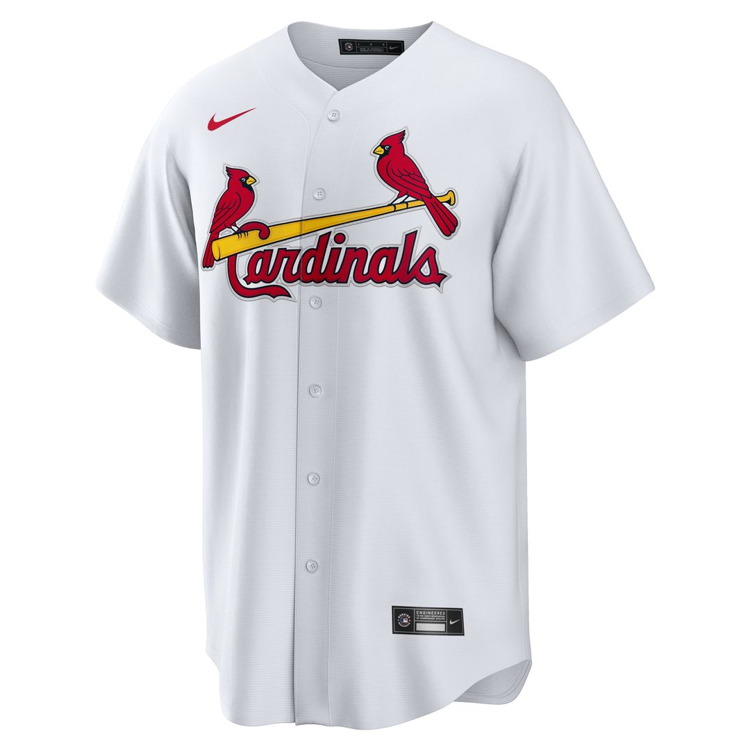 St. Louis Cardinals Nike White #1 Groom Home Replica Jersey