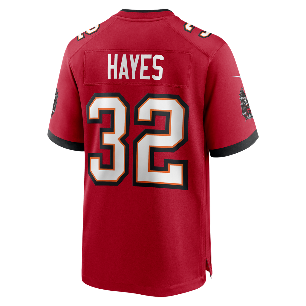 Tampa Bay Buccaneers Josh Hayes Nike Red Game Jersey