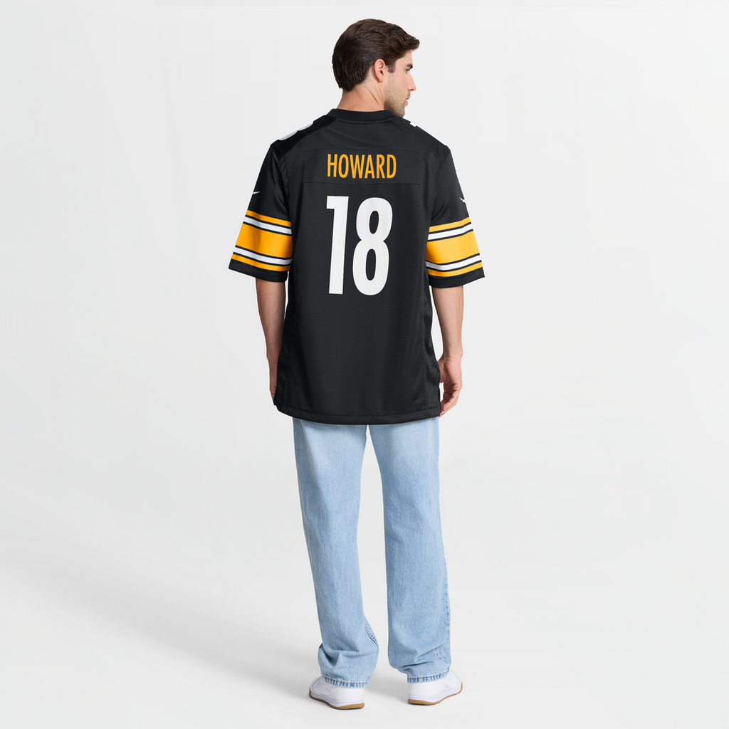 Pittsburgh Steelers Will Howard Nike Black Team Game Jersey