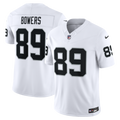 Las Vegas Raiders Brock Bowers Nike White Vapor F.U.S.E. Stitched Limited Jersey