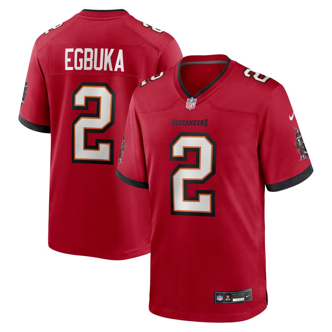 Tampa Bay Buccaneers Emeka Egbuka Nike White Game Jersey