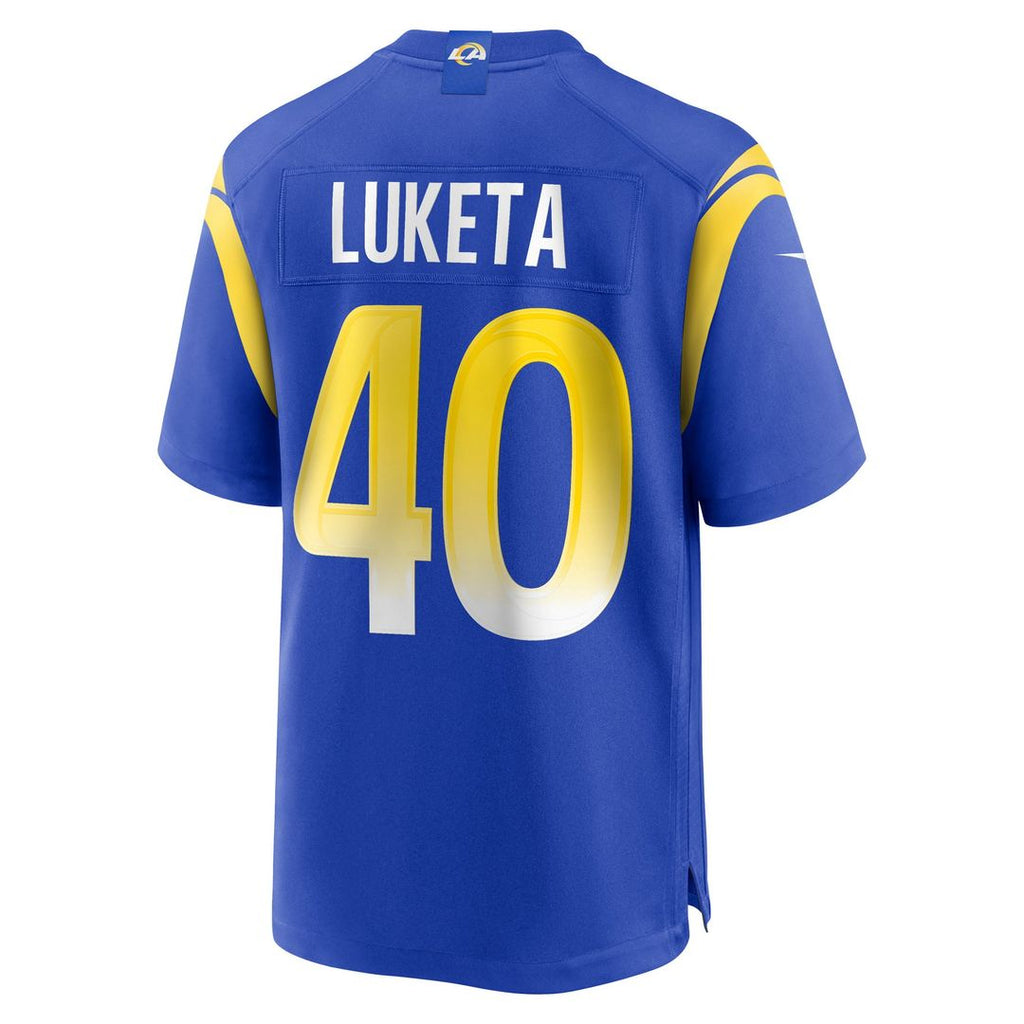 Los Angeles Rams Jesse Luketa Nike Royal Team Game Jersey