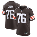 Cleveland Browns Lou Groza Nike Brown Game Retired Player Jersey